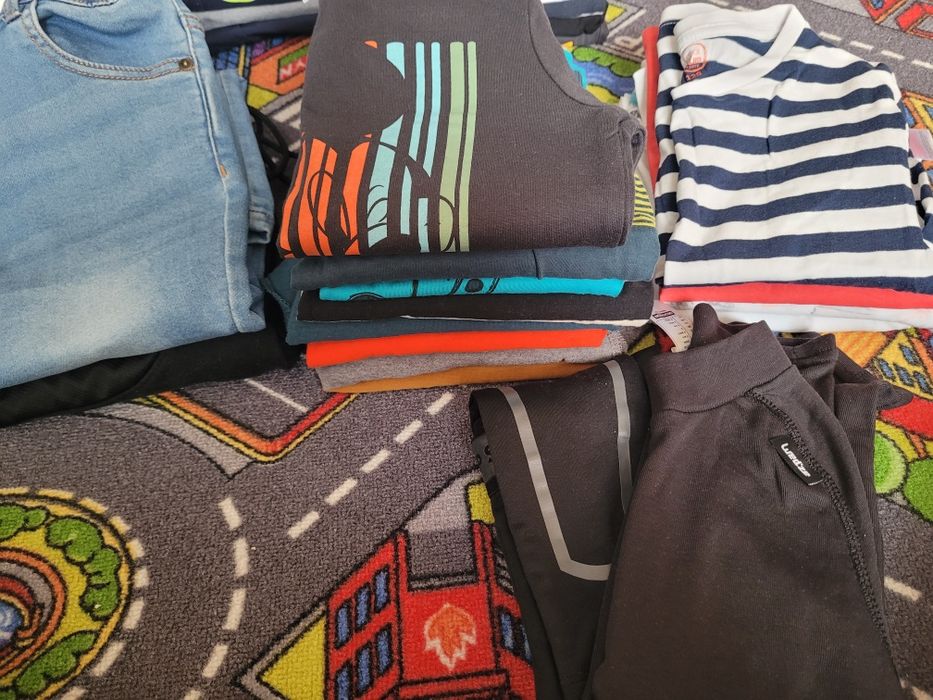 Paczka ubrań 16 sztuk rozmiar 128