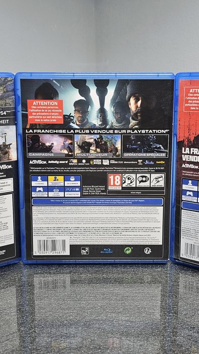 Pack 3X Call of Duty Modern Warfare I II III  1 2 3 MW1 MW2 MW3 MW PS4 PlayStation 4