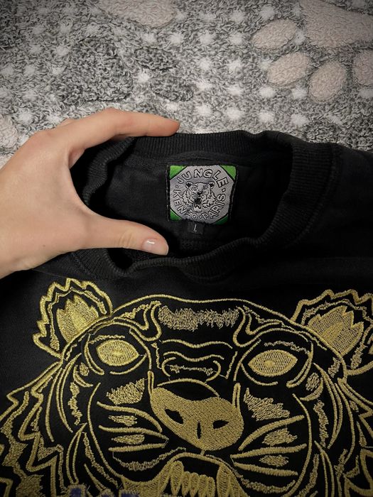 Оригінальний світшот Kenzo Paris з вишитим тигром