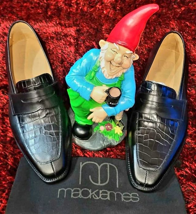 Sapatos Mack James. Couro crocodilo. Tamanho 42 . 100€