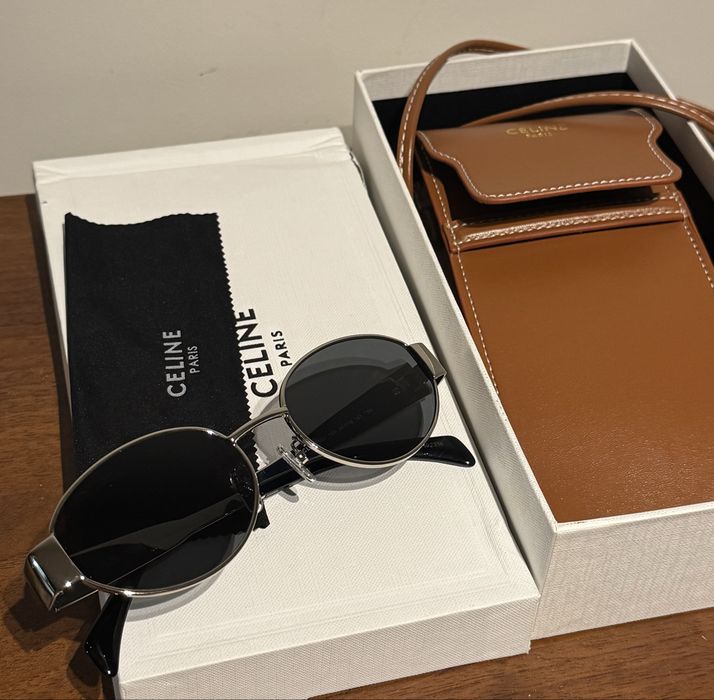 Okulary Celine szare