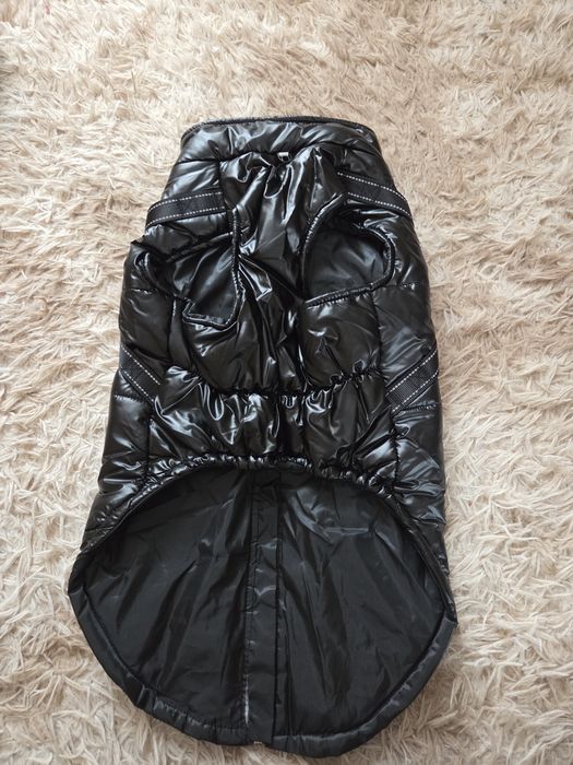 Kurtka puchowa dla psa z szelkami 55 cm