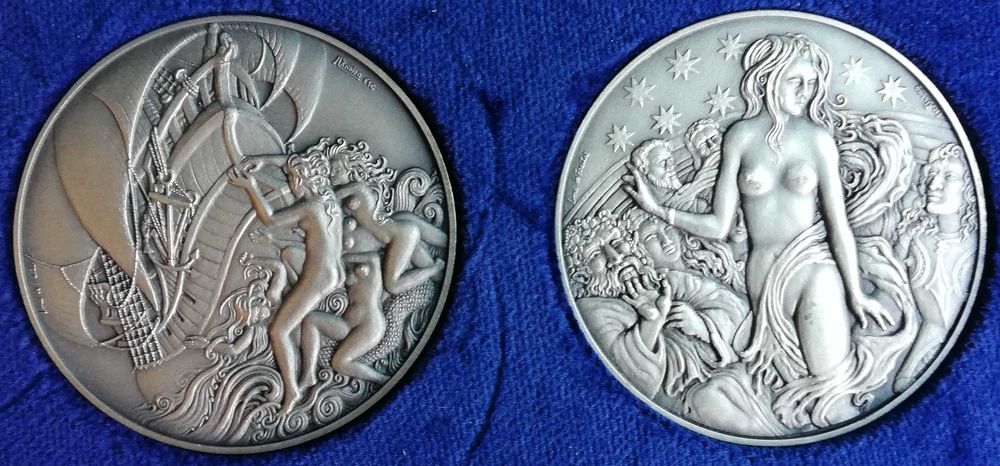 Medalhas em prata "os Lusíadas"