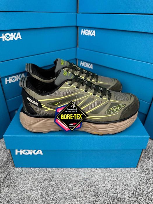 ФАВОРИТ! Hoka Mafate Speed 2 GTX Khaki Brown 41 42 43 44 45 46 хока