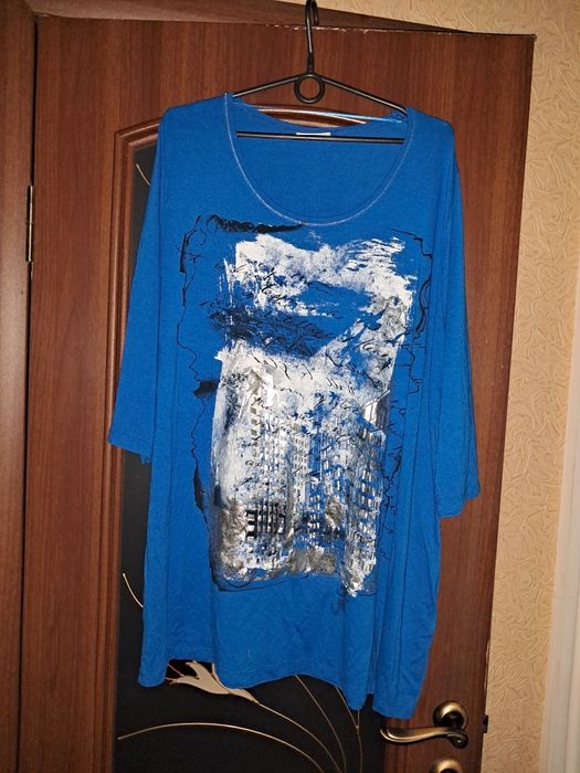 Туника кофта  футболка  большой размер