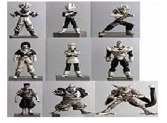 DBZ Soul Of Hyper Figuration Part 4 -  9 Figures (Monochrome) NEW