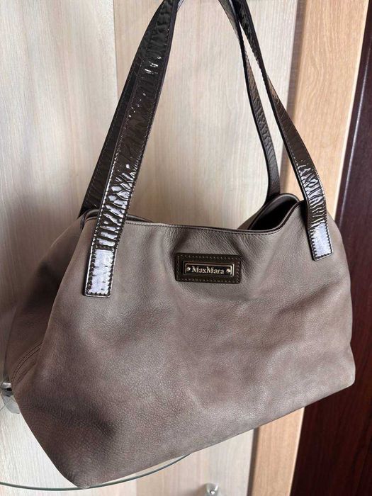 Вінтажна шкіряна сумка Max Mara