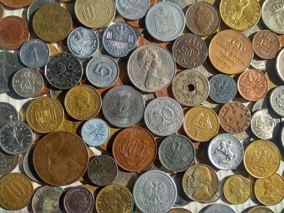 100 Монет світу БЕЗ повторів.Усі континенти.Монеты мира  набор N9