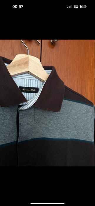 Polo manga comprida Massimo Dutti