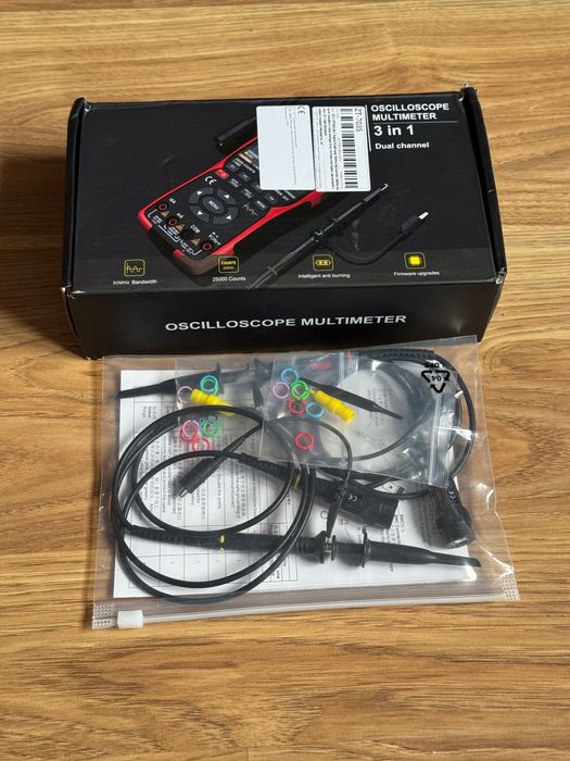Multimetr 2xSONDY 703S miernik z oscyloskopem cyfrowy 3w1 ZOYI ZT-703S