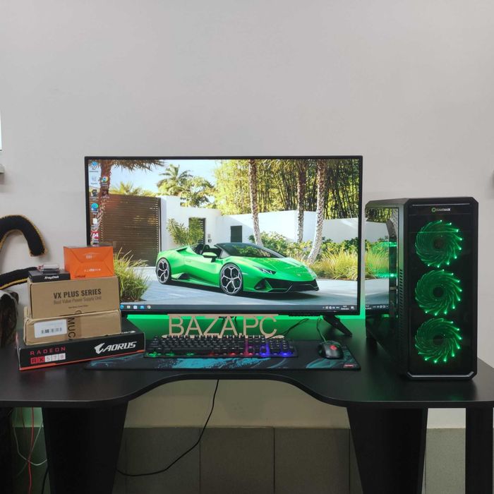 Игровой Компютер Intel Core i7, 16GB RAM, AORUS RX 570 4GB, SSD 512 m2
