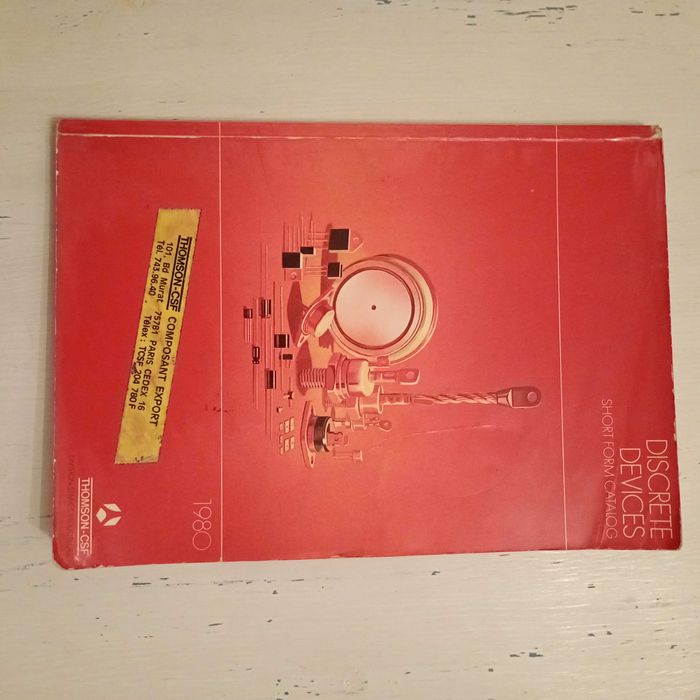 Katalog 1980 Discrete Devices THOMSON CSF