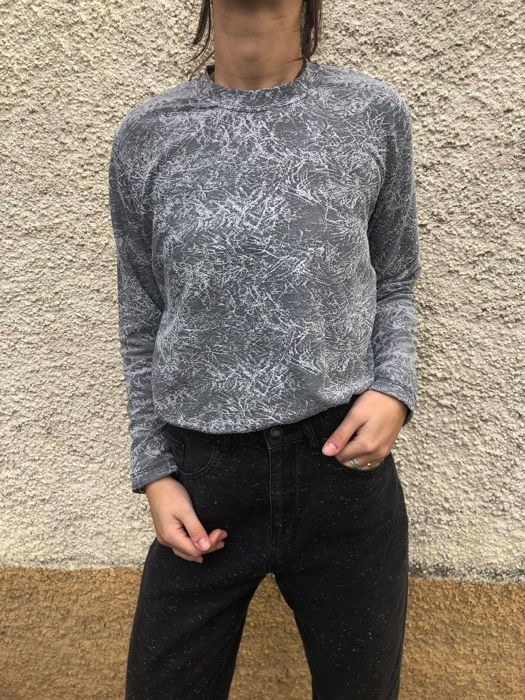 Grey Sweater, Patterned, Vintage64739833641218120