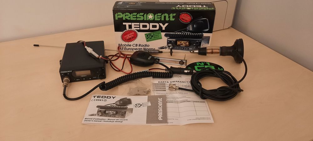 CB radio President TEDDY antena Misourii komplet