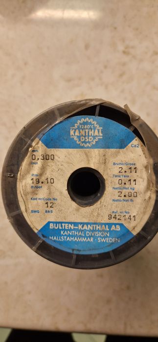 kanthal 0,3 mm / 2kg netto Opakowanie fabryczne