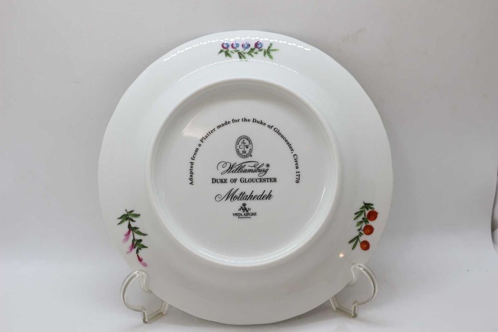 Prato Doce Mottahedeh Williamsburg Duke of Gloucester Vista Alegre 2