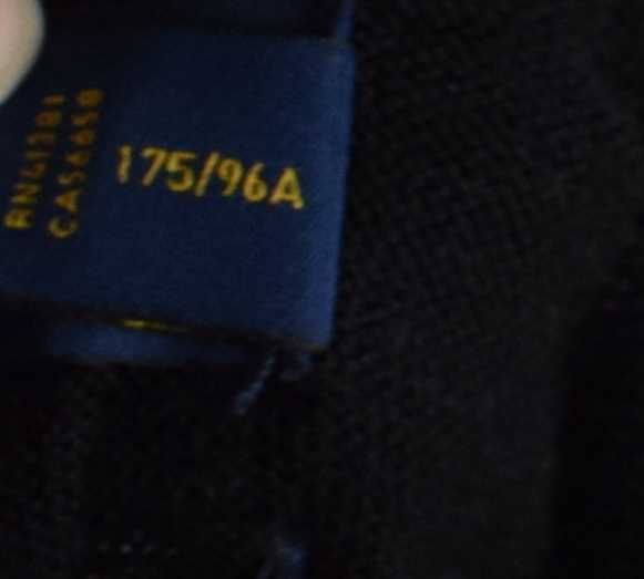Polo Ralph Lauren sweter golf merino wool wełniany czarny m