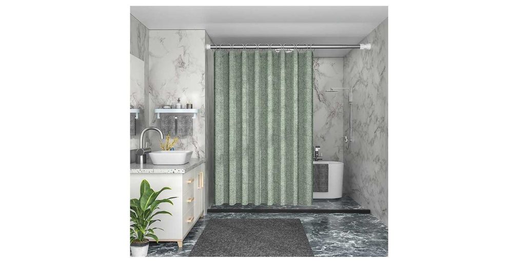 Zasłona prysznicowa Tekstylna 180x180 cm Kotara Kurtyna Zawieszana