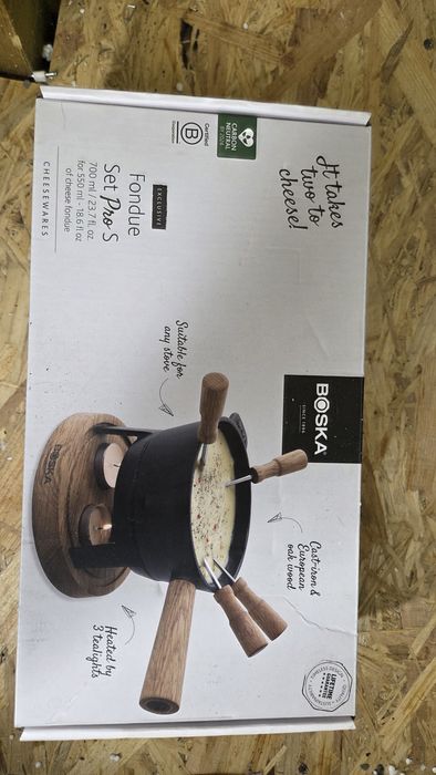 Zestaw do FONDUE Serowego dla 4 osób Boska PRO S 0,7l