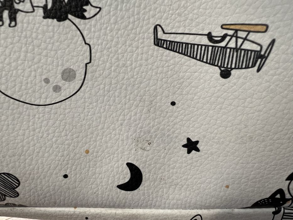 Duza torba makaszka do wozka dla niemowlaka ekoskora maly ksiaze