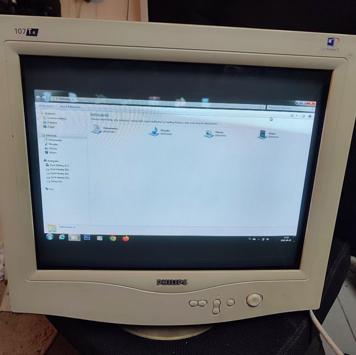 Monitor CRT kineskopowy 17 cali Philips