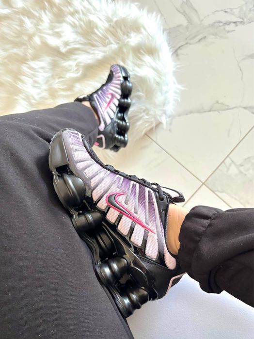 Nike TL Shox Black Pink 36-41р найк рожеві