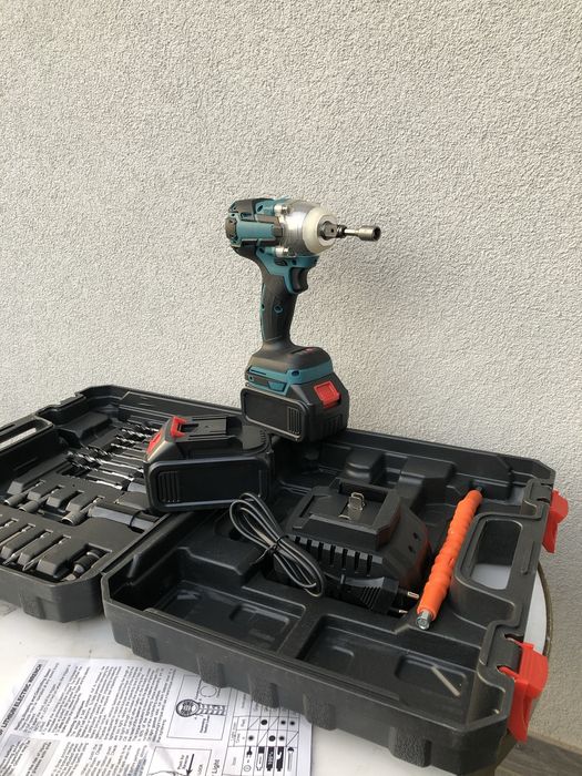 Шуруповерт гайковерт акумуляторний безщітковий 2 АКБ шуруповерт 2в1