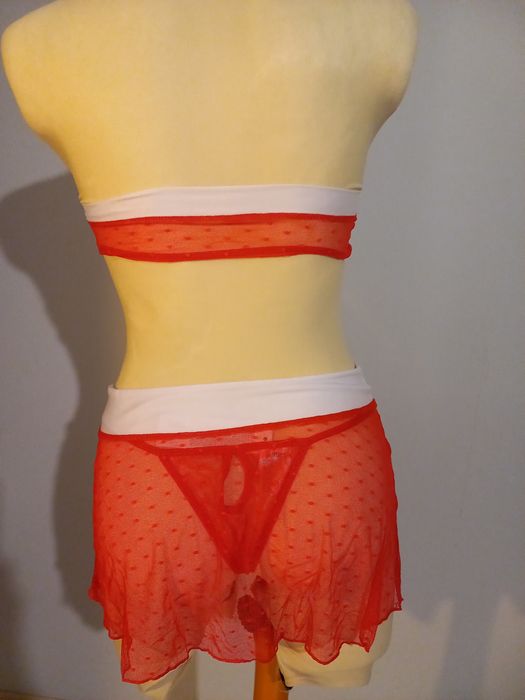 Komplet sexy Mikołajka