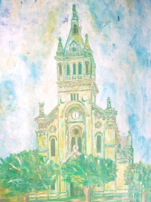 Marcos Muge - pintura em óleo sobre tela - Igreja Matriz Espinho