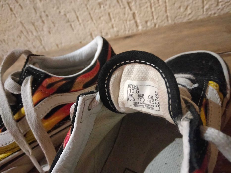 Tênis Vans de fogo num 27 - ótimo estado