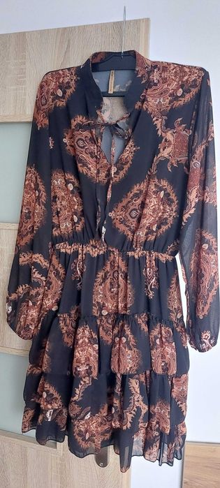 Sukienka letnia rozm.36/38 wiskoza