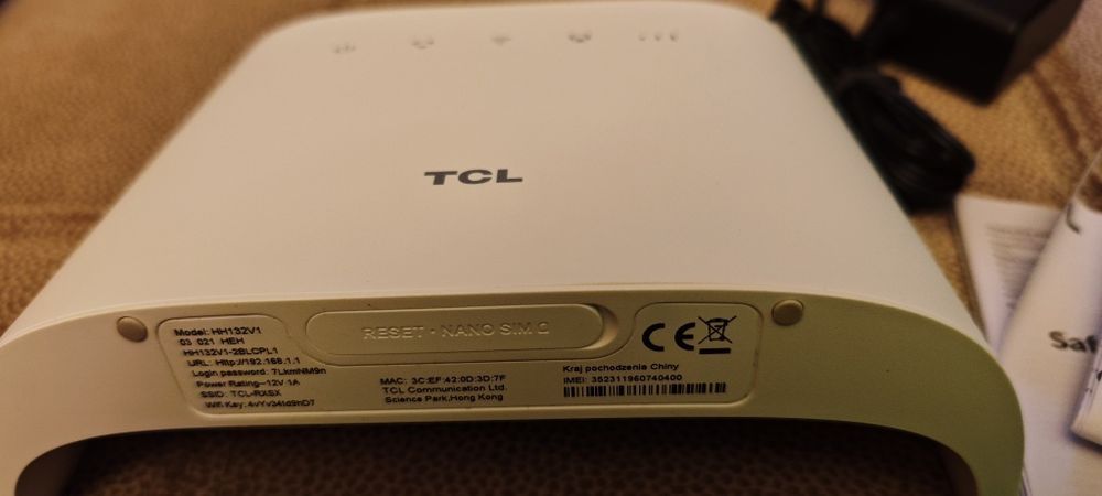 Modem 4G/LTE  na kartę SIM TCL LINKHUB