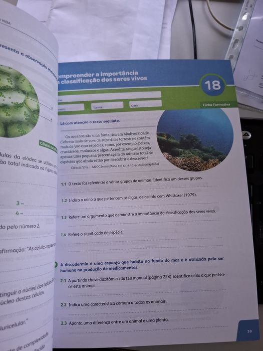 Livro 30 espécies de Portugal e do resto do mundo