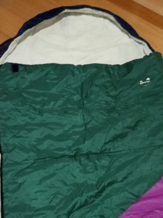 Saco cama, muito quentinho.