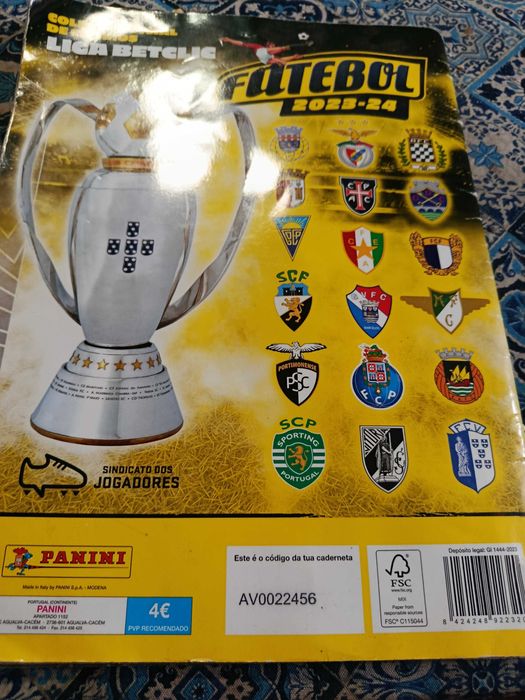 Caderneta da liga Betclic