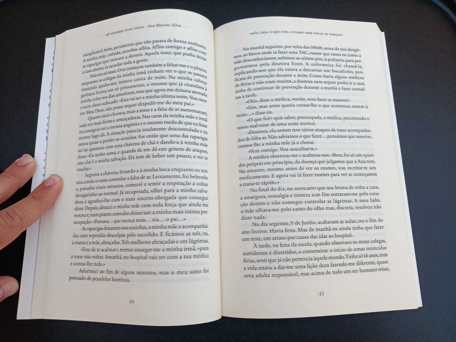 Livro "Só Vivemos Duas Vezes", Ana Martins Silva