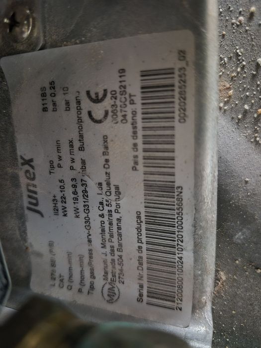Esquentador Junex L275 SEI514209436256194563