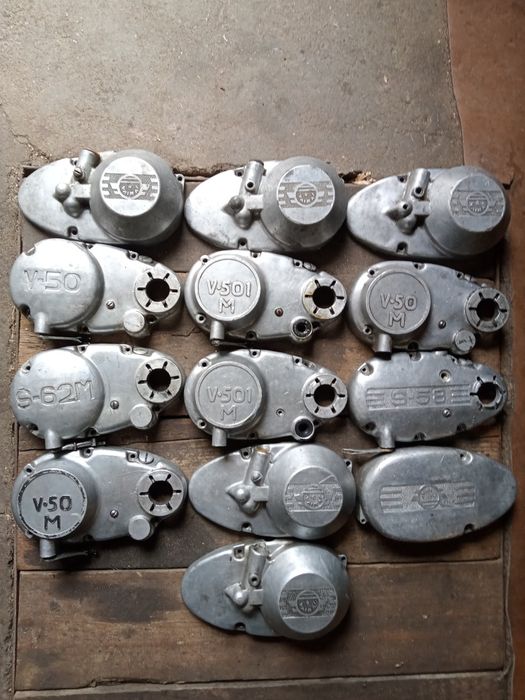 Крышка картера, картера двигателей мокиков СССР Карпаты Рига Верховина