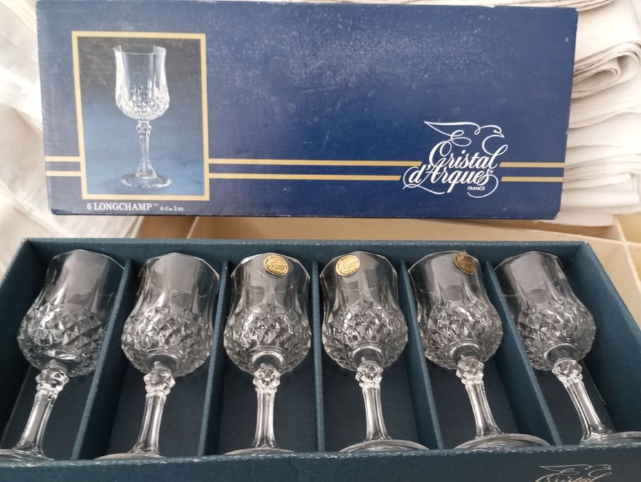 Copos de cristal