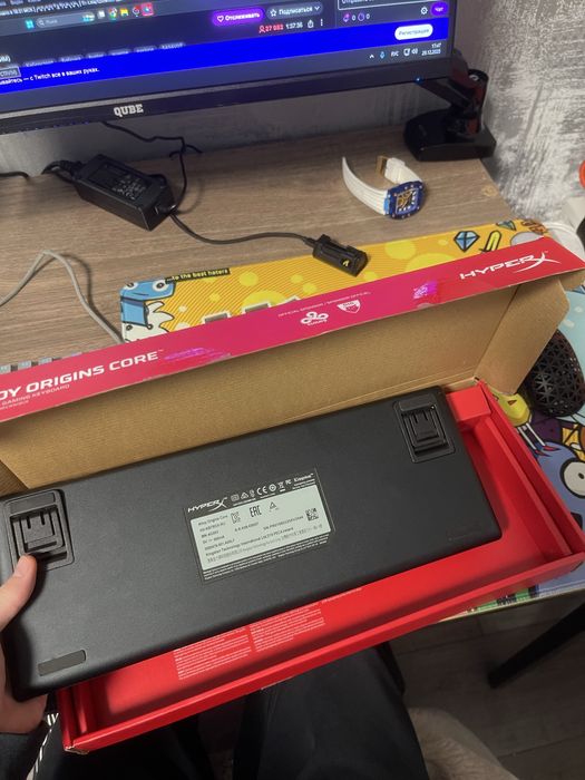 Игровая клавиатура hyperx alloy origins core