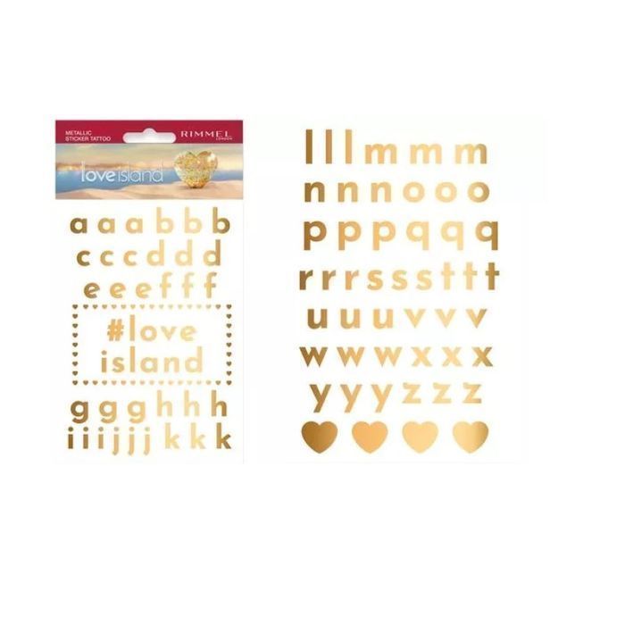 Rimmel Tatuowanie Alfabety Wyspy Miłości