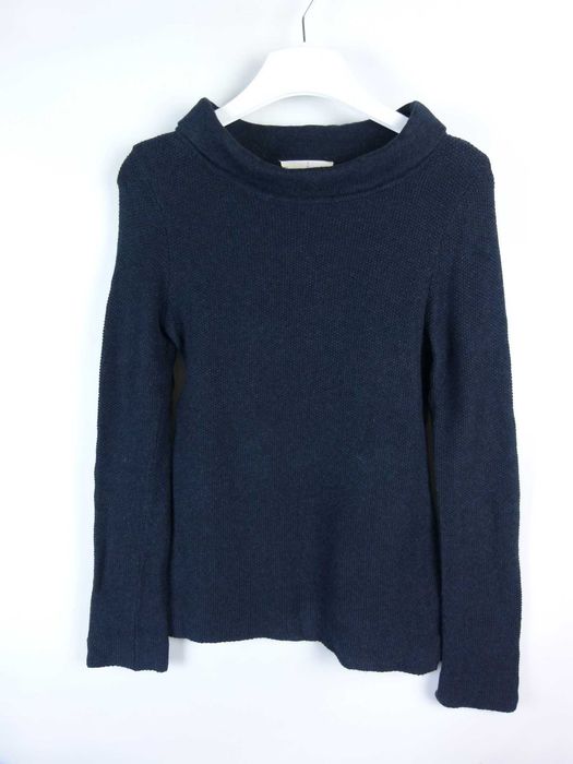 Seasalt Cornwall granatowy sweter z golfem bawełna 8 / 36