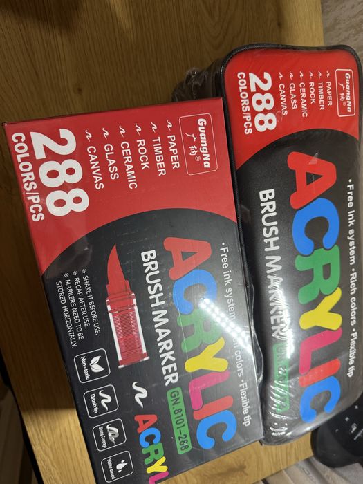 Акрилові маркери Guangna 288 нові