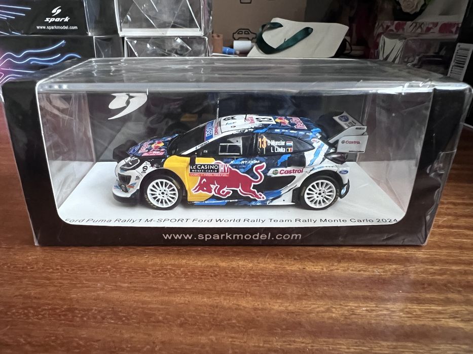 Spark Ford Puma Rally1 1:43 G.Munster Rally Monte Carlo 2024 Night version WRC