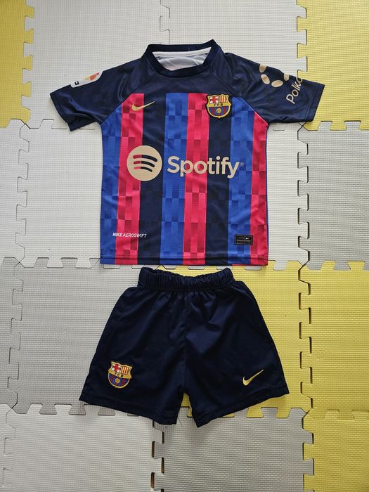 Koszulka i spodenki Lewandowski Barcelona 110/116