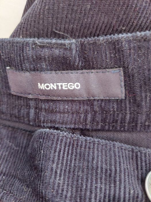 Spodnie sztruksowe Montego r.W36 L30 Nowe