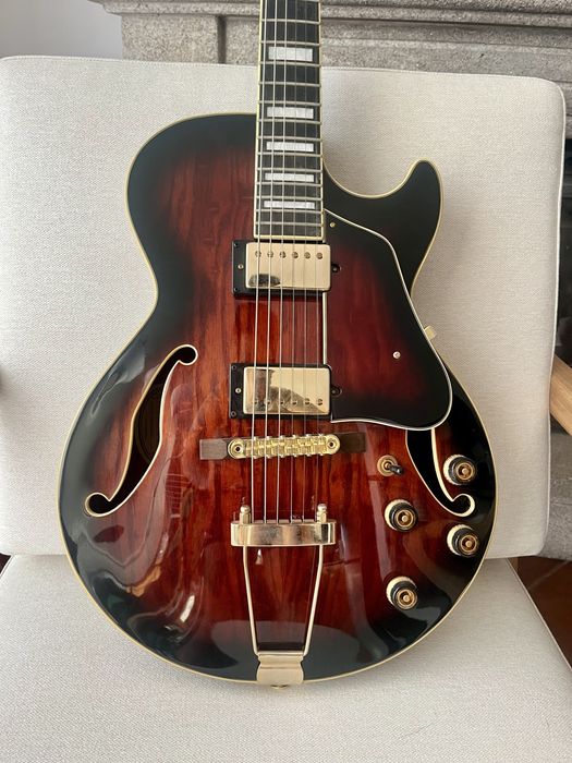 Guitarra Ibanez AG95QA-DBS