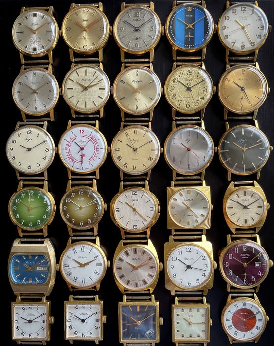 Часы механические Полет, Луч, Заря, Восток, Ракета