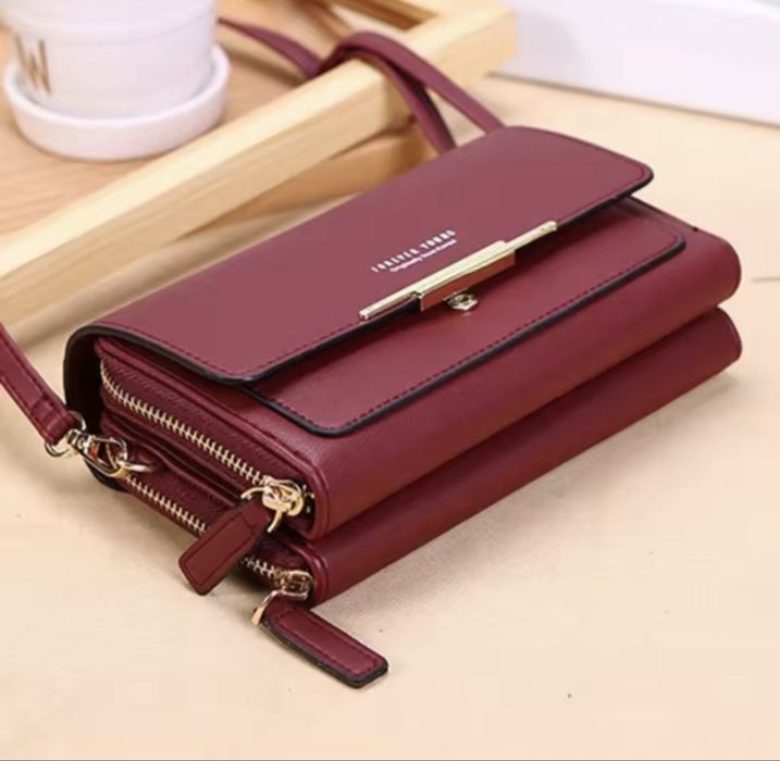 Bolsa feminina multi cartao estilo coreano casual