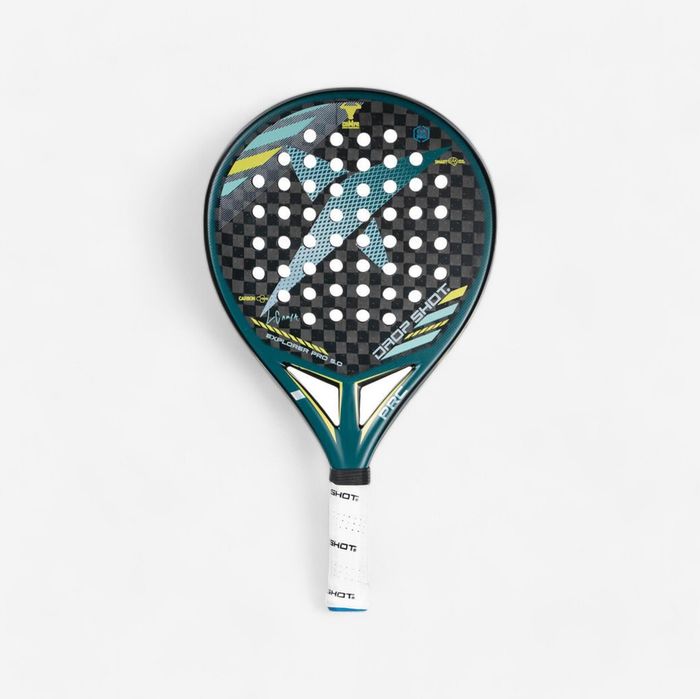Raquete de padel adulto - Drop Shot Explorer Pro 5.0 Lucas Campagnolo